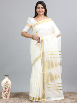 "Elegant Cotton Saree with Rich Pallu – Soft, Stylish & Traditional - Suju sarees"