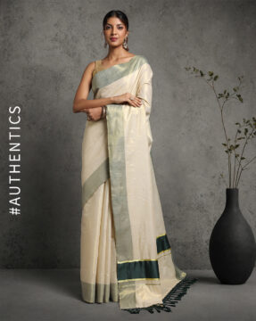 Traditional Tissue Saree Fancy Pallu Style - Suju Sarees
